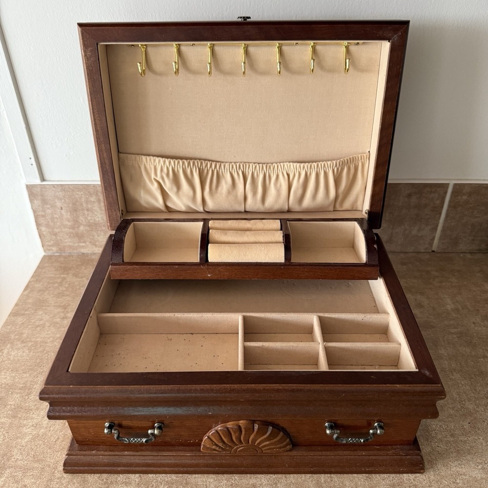 Vintage Rosalco Commodore Collection Jewelry Box Chest w/ Drawers 1987 - Picture 2 of 6